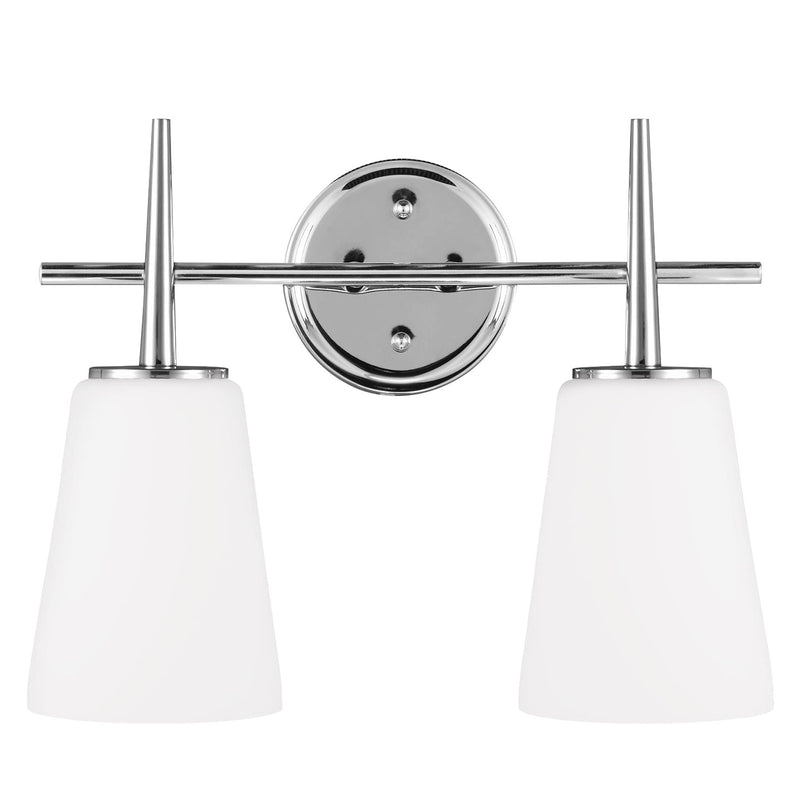 Generation Lighting - 4440402EN3-05 - Two Light Wall / Bath - Driscoll - Chrome