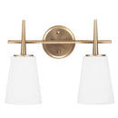 Generation Lighting - 4440402EN3-848 - Two Light Wall / Bath - Driscoll - Satin Brass