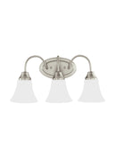 Generation Lighting - 44807EN3-962 - Three Light Wall / Bath - Holman - Brushed Nickel