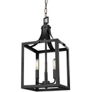 Generation Lighting - 5140603-12 - Three Light Hall / Foyer Pendant - Labette - Black