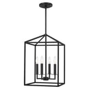Generation Lighting - 5215004EN-112 - Four Light Hall / Foyer - Perryton - Midnight Black