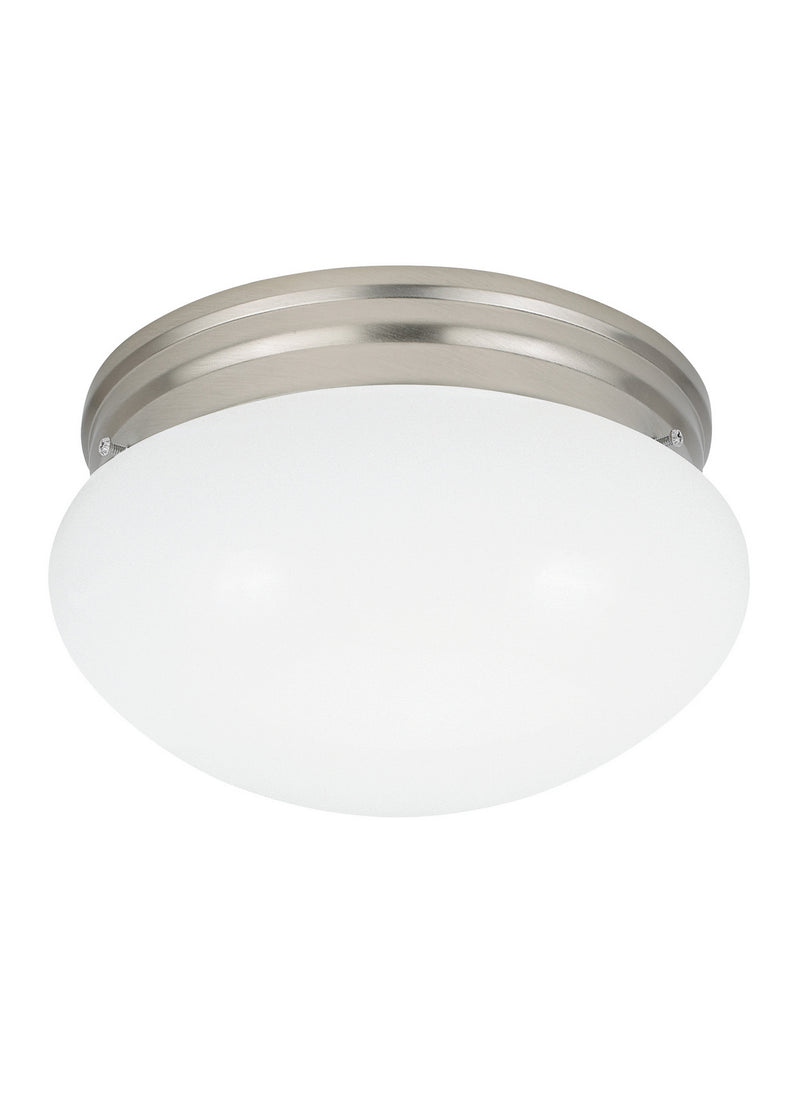 Generation Lighting - 5326EN3-962 - One Light Flush Mount - Webster - Brushed Nickel