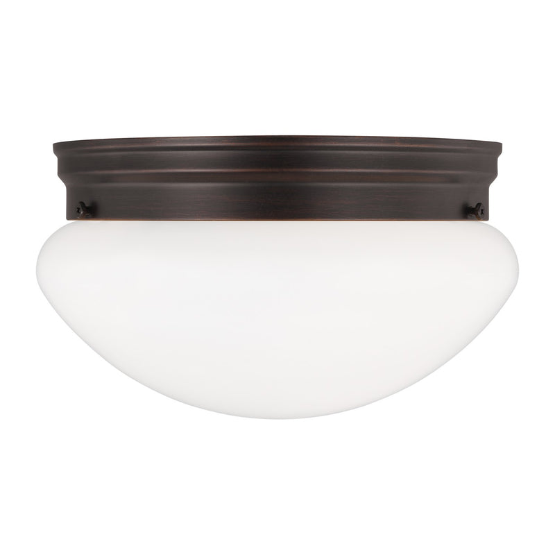 Generation Lighting - 5328EN3-710 - Two Light Flush Mount - Webster - Bronze