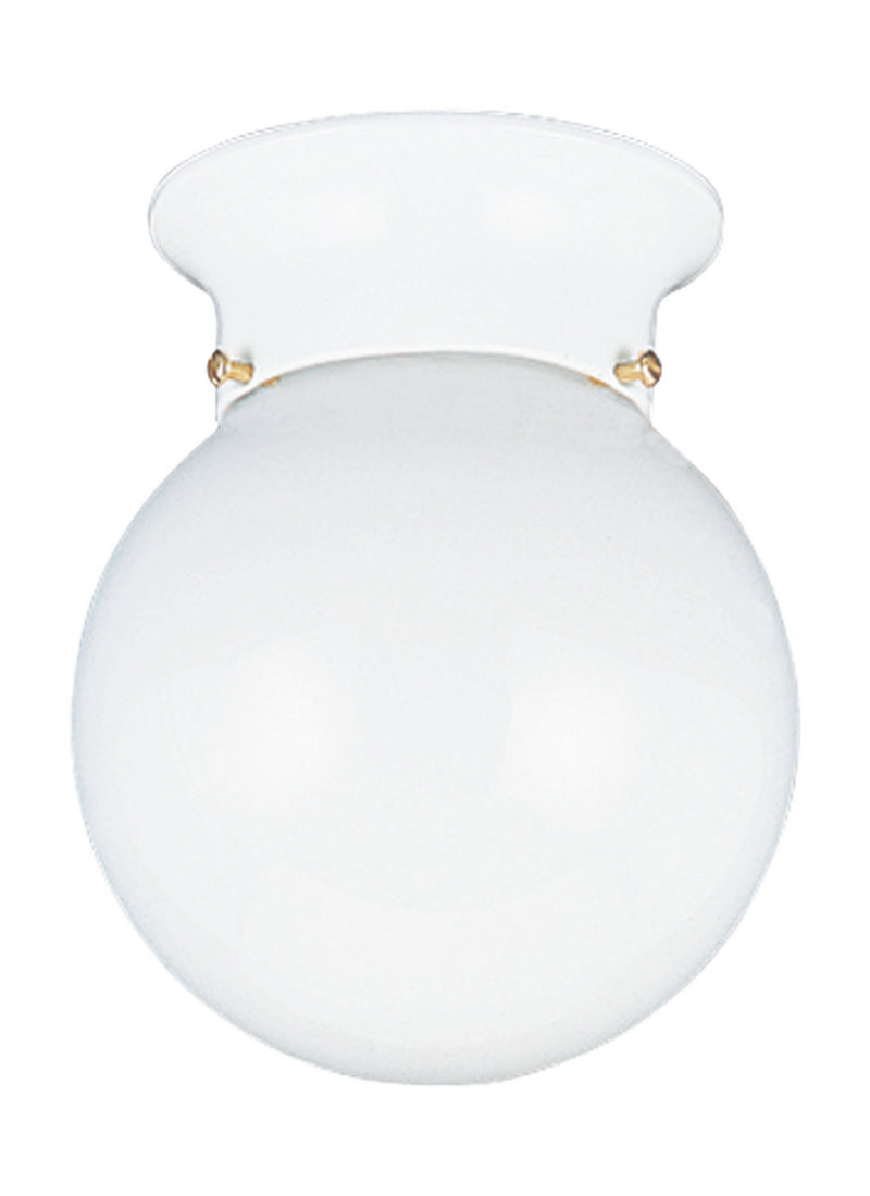 Generation Lighting - 5366EN3-15 - One Light Flush Mount - Tomkin - White