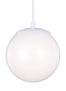 Visual Comfort Studio - 6018EN3-15 - One Light Pendant - Leo - Hanging Globe - White