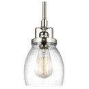 Generation Lighting - 6114501-962 - One Light Mini-Pendant - Belton - Brushed Nickel