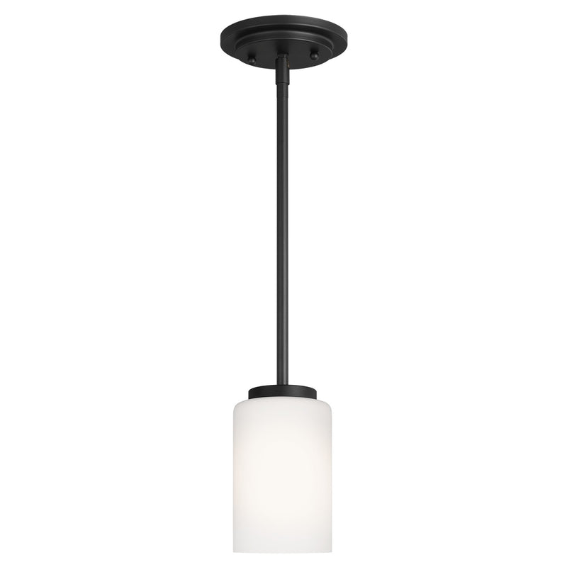 Generation Lighting - 61160EN3-112 - One Light Mini-Pendant - Oslo - Midnight Black