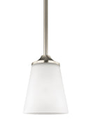 Generation Lighting - 6124501EN3-962 - One Light Mini-Pendant - Hanford - Brushed Nickel