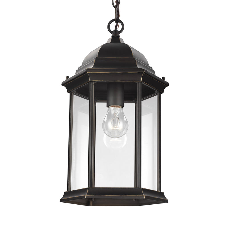 One Light Outdoor Pendant<br /><span style="color:#4AB0CE;">Entrega: 4-10 dias en USA</span><br /><span style="color:#4AB0CE;font-size:60%;">PREGUNTE POR ENTREGA EN PANAMA</span><br />Collection: Sevier<br />Finish: Antique Bronze