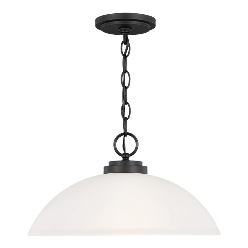 Generation Lighting - 65160EN3-112 - One Light Pendant - Oslo - Midnight Black