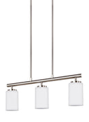 Generation Lighting - 66160-962 - Three Light Island Pendant - Oslo - Brushed Nickel
