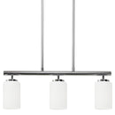 Generation Lighting - 66160EN3-05 - Three Light Island Pendant - Oslo - Chrome