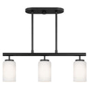 Generation Lighting - 66160EN3-112 - Three Light Island Pendant - Oslo - Midnight Black