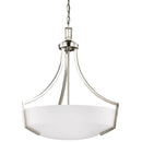 Generation Lighting - 6624503EN3-962 - Three Light Pendant - Hanford - Brushed Nickel
