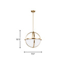Three Light Pendant<br /><span style="color:#4AB0CE;">Entrega: 4-10 dias en USA</span><br /><span style="color:#4AB0CE;font-size:60%;">PREGUNTE POR ENTREGA EN PANAMA</span><br />Collection: Alturas<br />Finish: Satin Brass