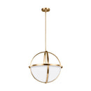 Generation Lighting - 6624603-848 - Three Light Pendant - Alturas - Satin Brass