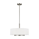 Three Light Pendant<br /><span style="color:#4AB0CE;">Entrega: 4-10 dias en USA</span><br /><span style="color:#4AB0CE;font-size:60%;">PREGUNTE POR ENTREGA EN PANAMA</span><br />Collection: Nance<br />Finish: Brushed Nickel