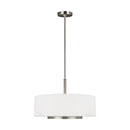 Generation Lighting - 6628003EN3-962 - Three Light Pendant - Nance - Brushed Nickel