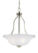 Generation Lighting - 6639003EN3-962 - Three Light Pendant - Emmons - Brushed Nickel