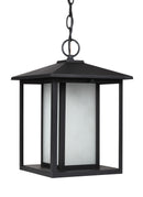 Generation Lighting - 69029EN3-12 - One Light Outdoor Pendant - Hunnington - Black