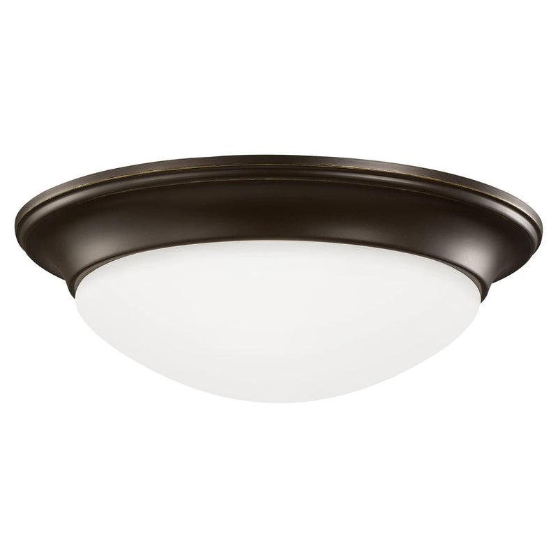 Generation Lighting - 75434EN3-710 - One Light Flush Mount - Nash - Bronze