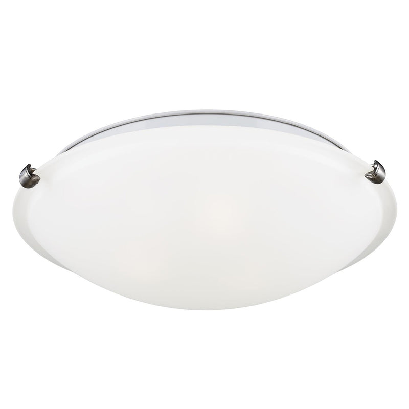 Generation Lighting - 7543502EN3-962 - Two Light Flush Mount - Clip Ceiling Flush Mount - Brushed Nickel