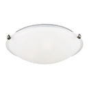 Generation Lighting - 7543503EN3-962 - Three Light Flush Mount - Clip Ceiling Flush Mount - Brushed Nickel