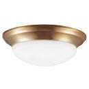 Generation Lighting - 75436EN3-848 - Three Light Flush Mount - Nash - Satin Brass