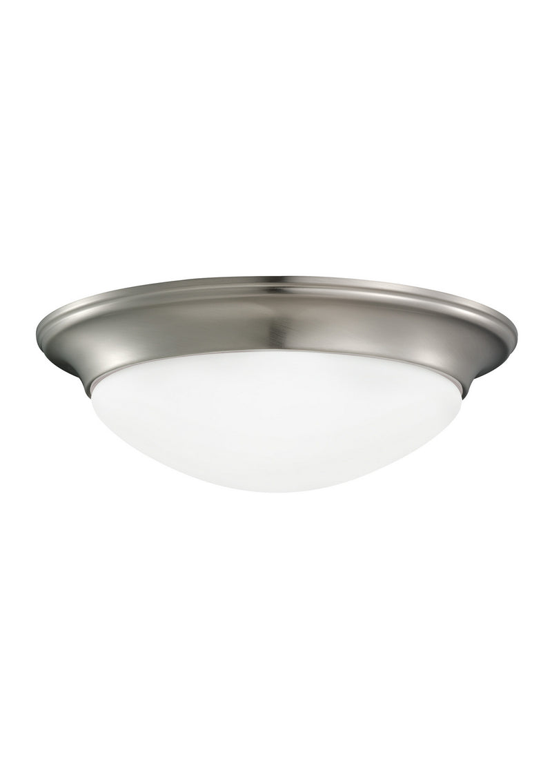 Generation Lighting. - 75436EN3-962 - Three Light Flush Mount - Nash - Brushed Nickel