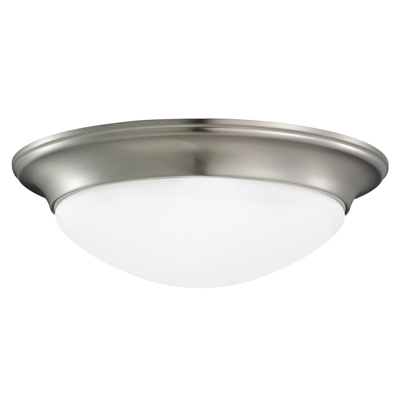 Generation Lighting - 75436EN3-962 - Three Light Flush Mount - Nash - Brushed Nickel