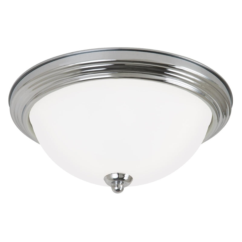 Generation Lighting - 77064EN3-05 - Two Light Flush Mount - Geary - Chrome