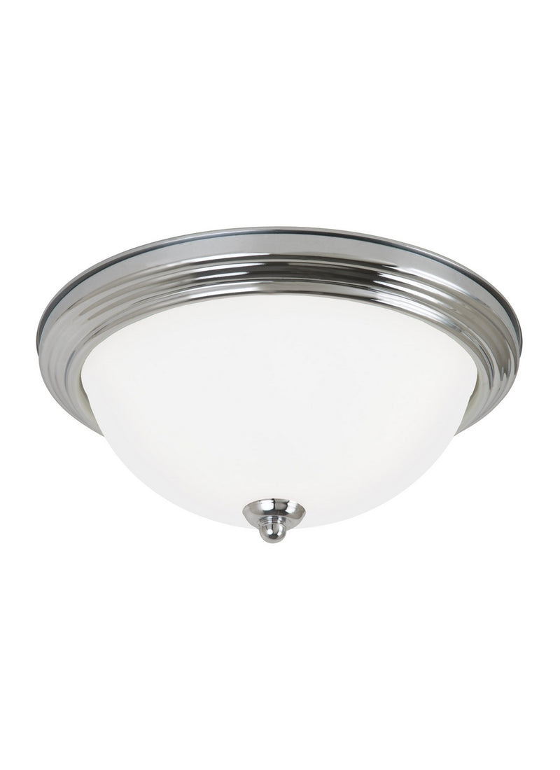 Generation Lighting. - 77065EN3-05 - Three Light Flush Mount - Geary - Chrome