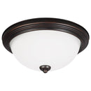 Generation Lighting - 77265EN3-710 - Three Light Flush Mount - Geary - Bronze