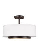 Generation Lighting - 7728002EN3-710 - Two Light Semi-Flush Convertible Pendant - Nance - Bronze