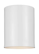 Visual Comfort Studio - 7813801EN3-15 - One Light Outdoor Flush Mount - Outdoor Cylinders - White