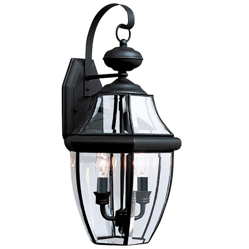 Generation Lighting - 8039EN-12 - Two Light Outdoor Wall Lantern - Lancaster - Black