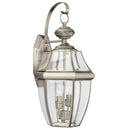 Generation Lighting - 8039EN-965 - Two Light Outdoor Wall Lantern - Lancaster - Antique Brushed Nickel