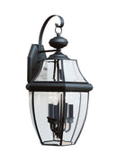 Generation Lighting - 8040EN-12 - Three Light Outdoor Wall Lantern - Lancaster - Black