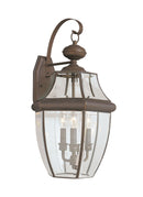 Generation Lighting - 8040EN-71 - Three Light Outdoor Wall Lantern - Lancaster - Antique Bronze