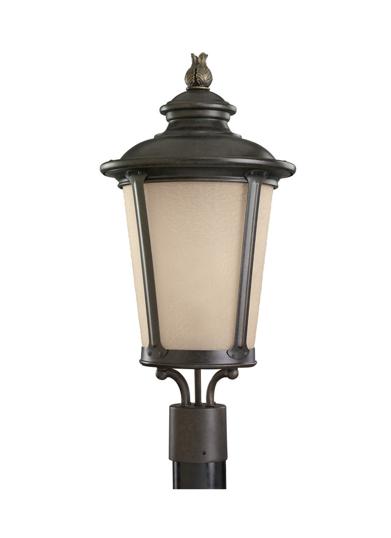 Generation Lighting. - 82240EN3-780 - One Light Outdoor Post Lantern - Cape May - Burled Iron