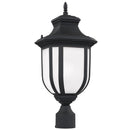 Generation Lighting - 8236301EN3-12 - One Light Outdoor Post Lantern - Childress - Black
