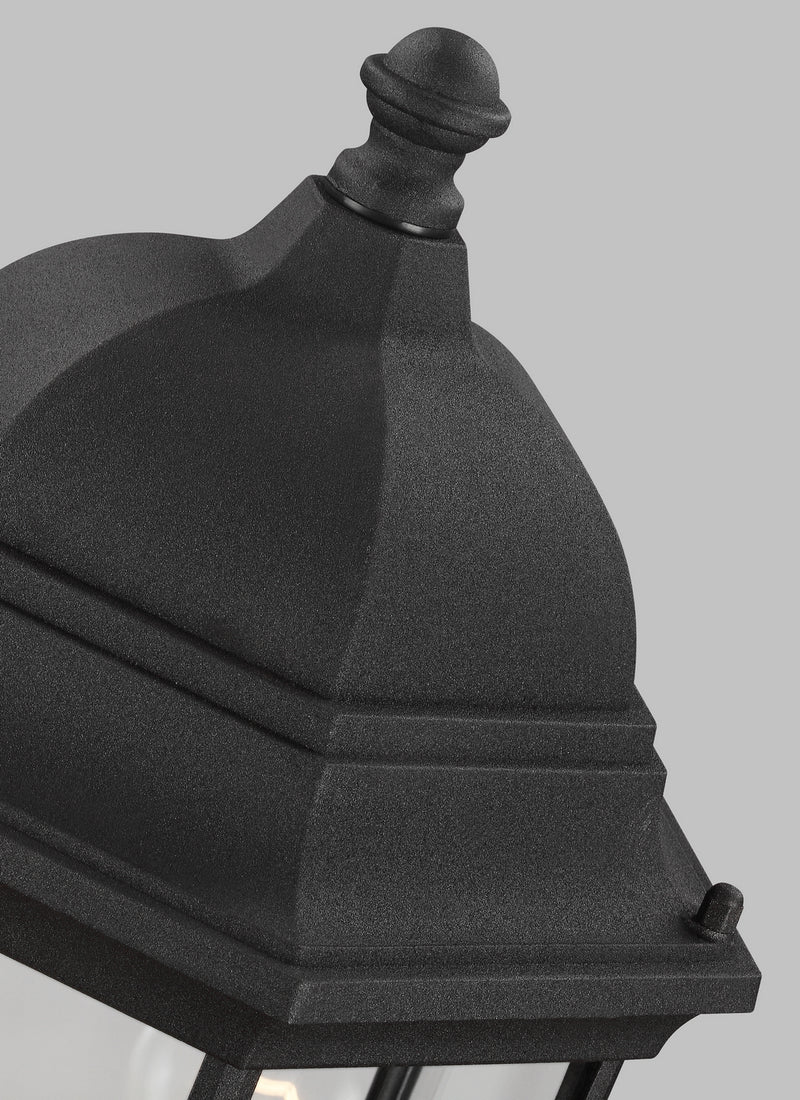 Generation Lighting - 8238701-12 - One Light Outdoor Post Lantern - Sevier - Black