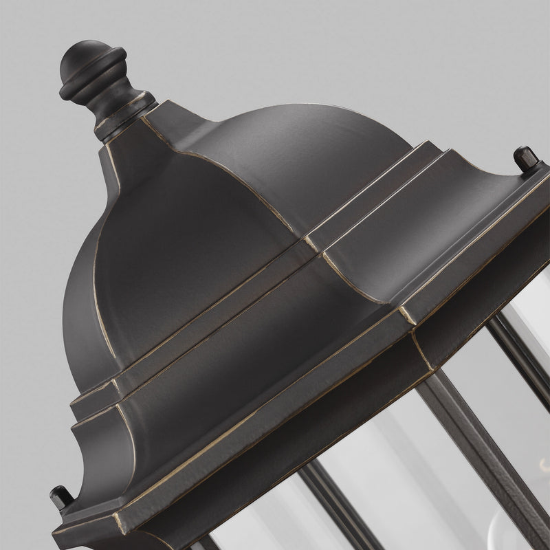 Generation Lighting - 8238701-71 - One Light Outdoor Post Lantern - Sevier - Antique Bronze