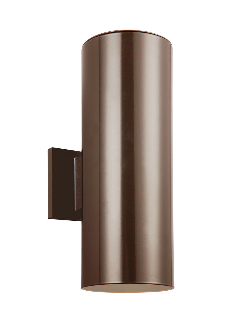 Visual Comfort Studio - 8313802EN3-10 - Two Light Outdoor Wall Lantern - Outdoor Cylinders - Bronze