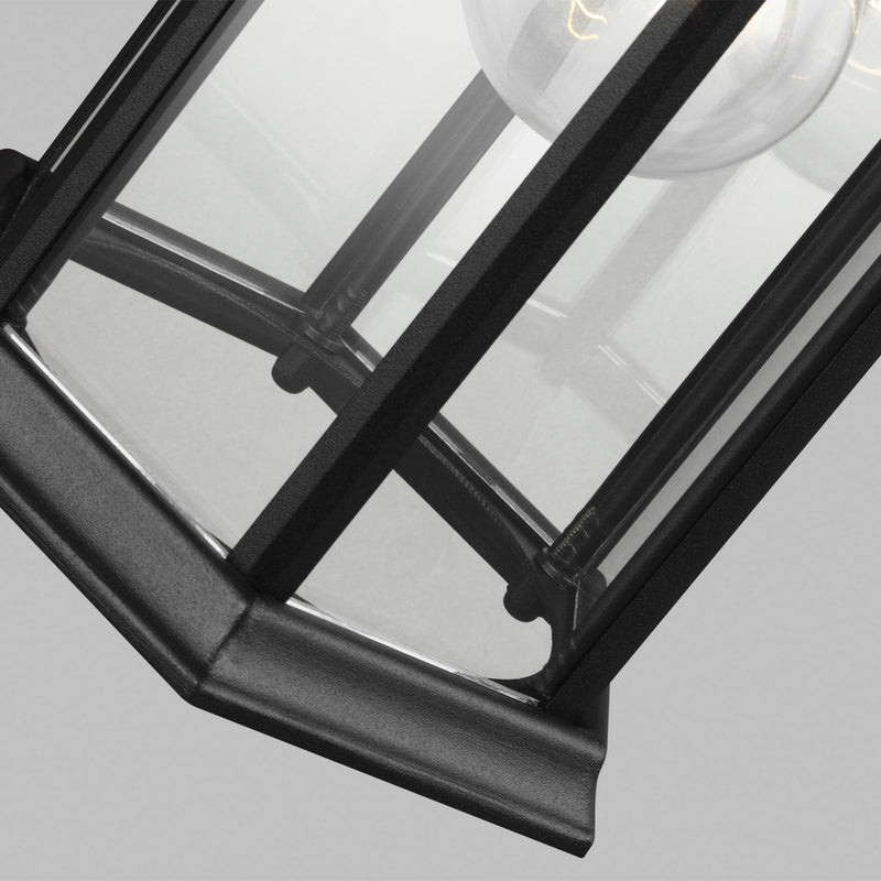 Generation Lighting - 8338701-12 - One Light Outdoor Wall Lantern - Sevier - Black