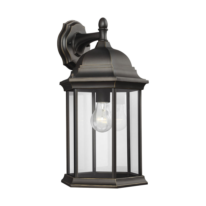 Generation Lighting. - 8438701-71 - One Light Outdoor Wall Lantern - Sevier - Antique Bronze