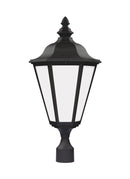 Generation Lighting - 89025-12 - One Light Outdoor Post Lantern - Brentwood - Black