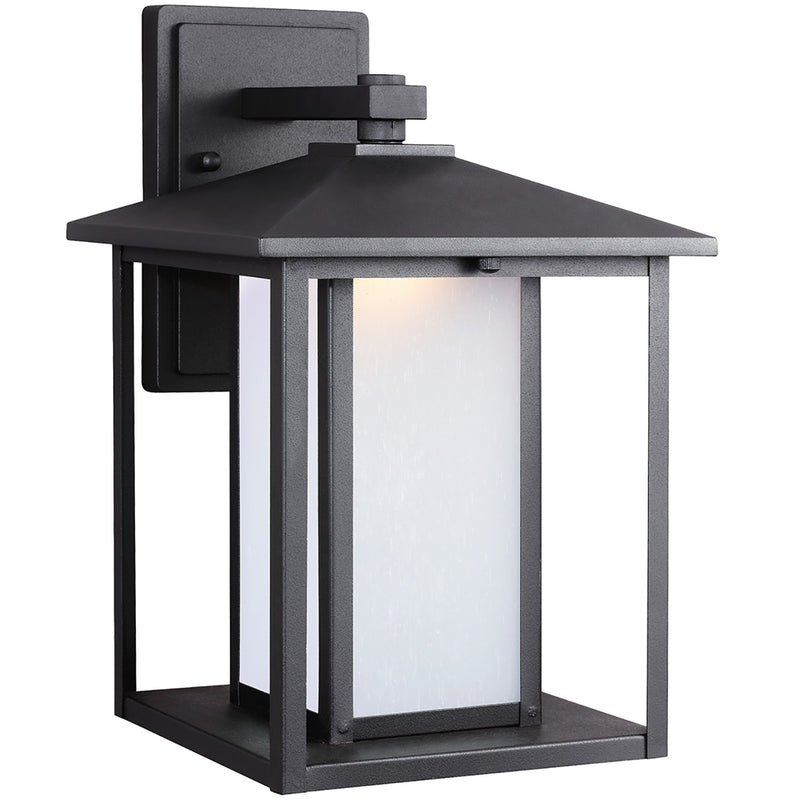 Generation Lighting - 89031-12 - One Light Outdoor Wall Lantern - Hunnington - Black