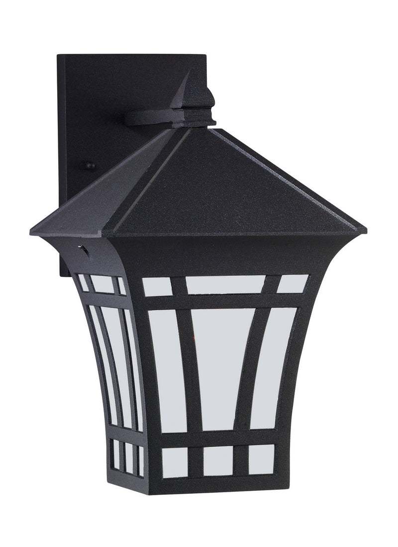 Generation Lighting. - 89132EN3-12 - One Light Outdoor Wall Lantern - Herrington - Black