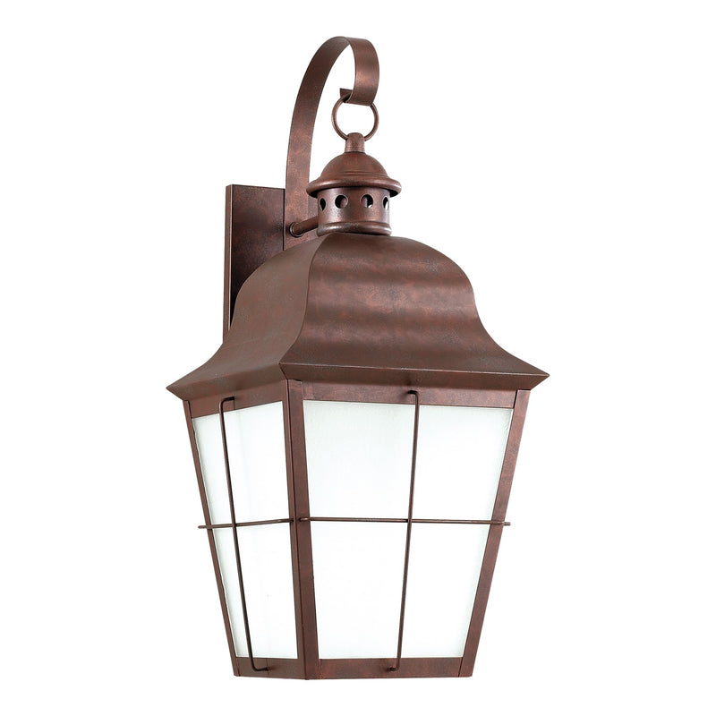 Generation Lighting - 8463DEN3-44 - One Light Outdoor Wall Lantern - Chatham - Weathered Copper